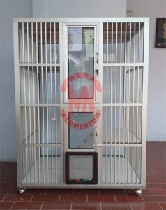 kandang kucing aluminium